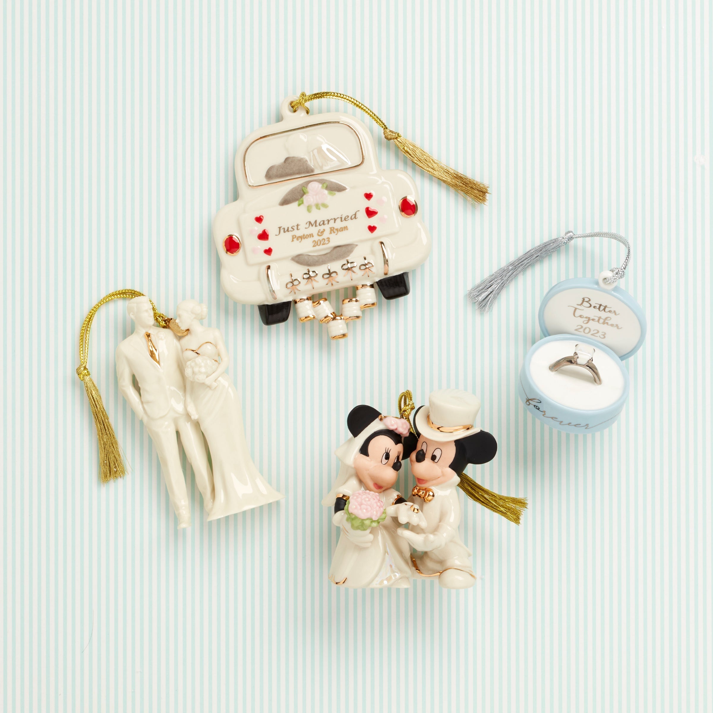 Personalized Just Married Ornament