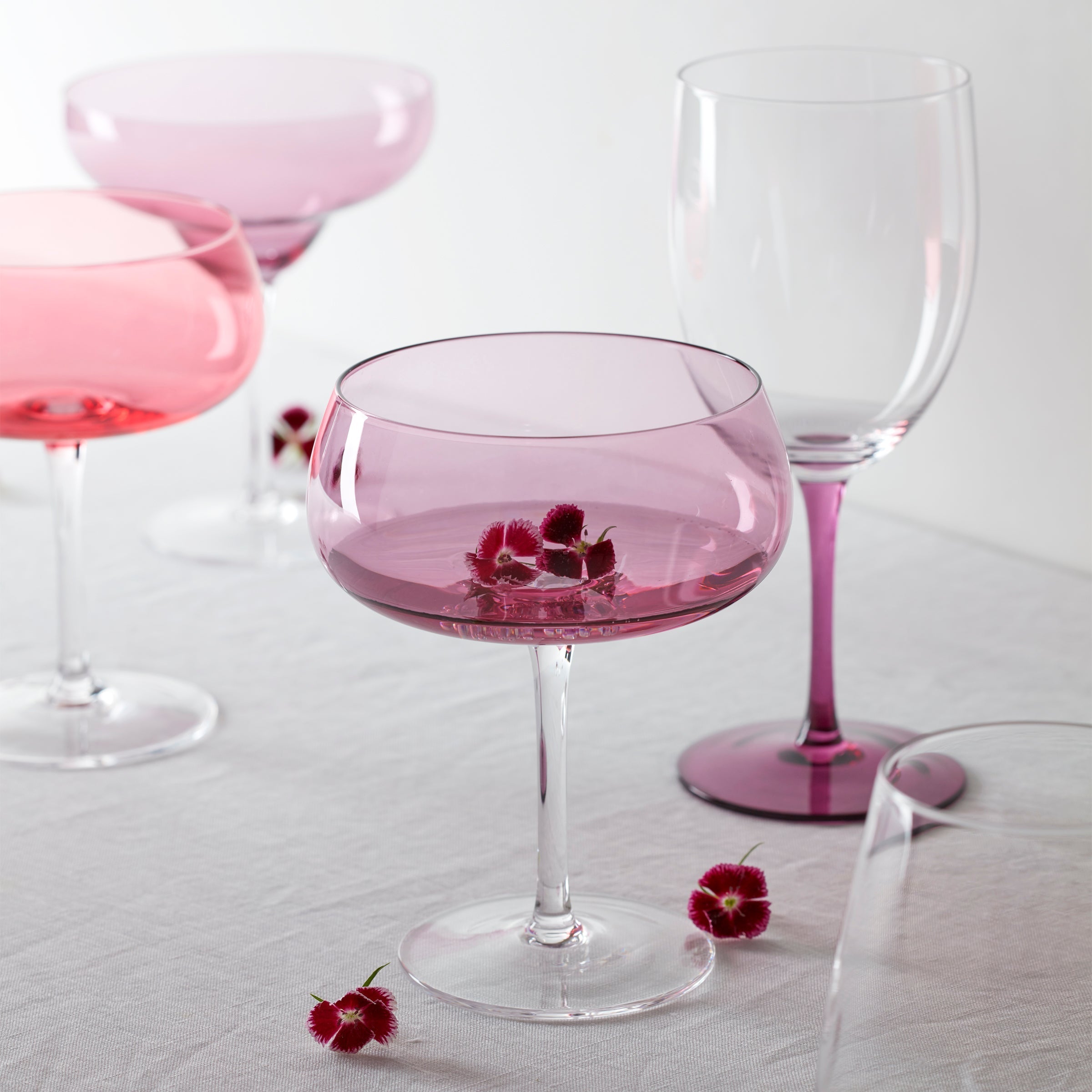 True Colors Cocktail Glasses - Set Of 4