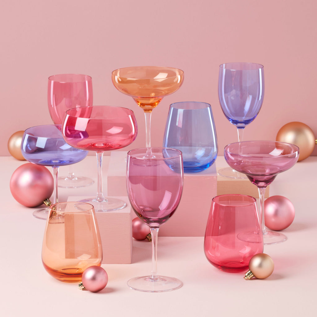 True Colors Cocktail Glasses - Set Of 4