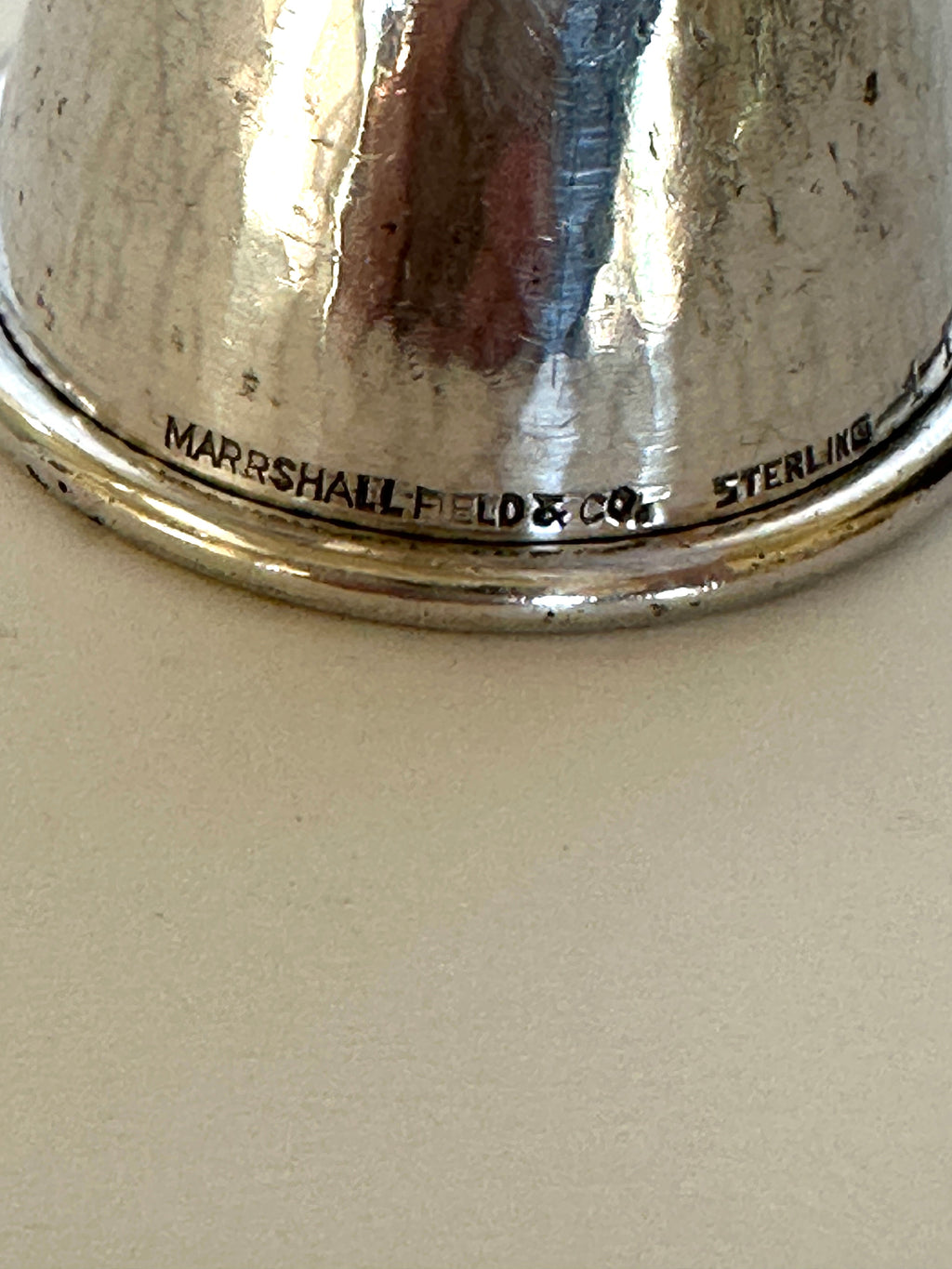 Sterling Silver Double Jigger by Marshall Field & Co.