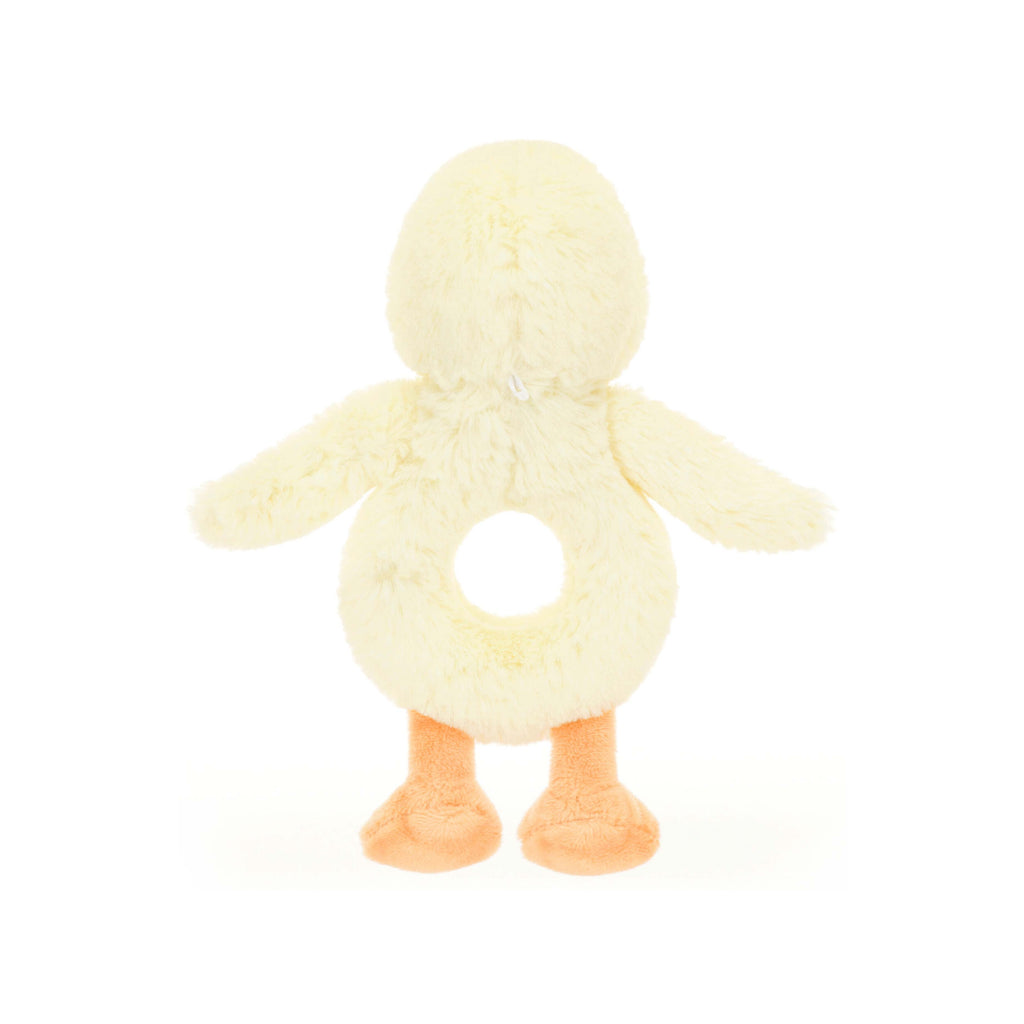 Bashful Duckling Ring Rattle | Baby Jellycat