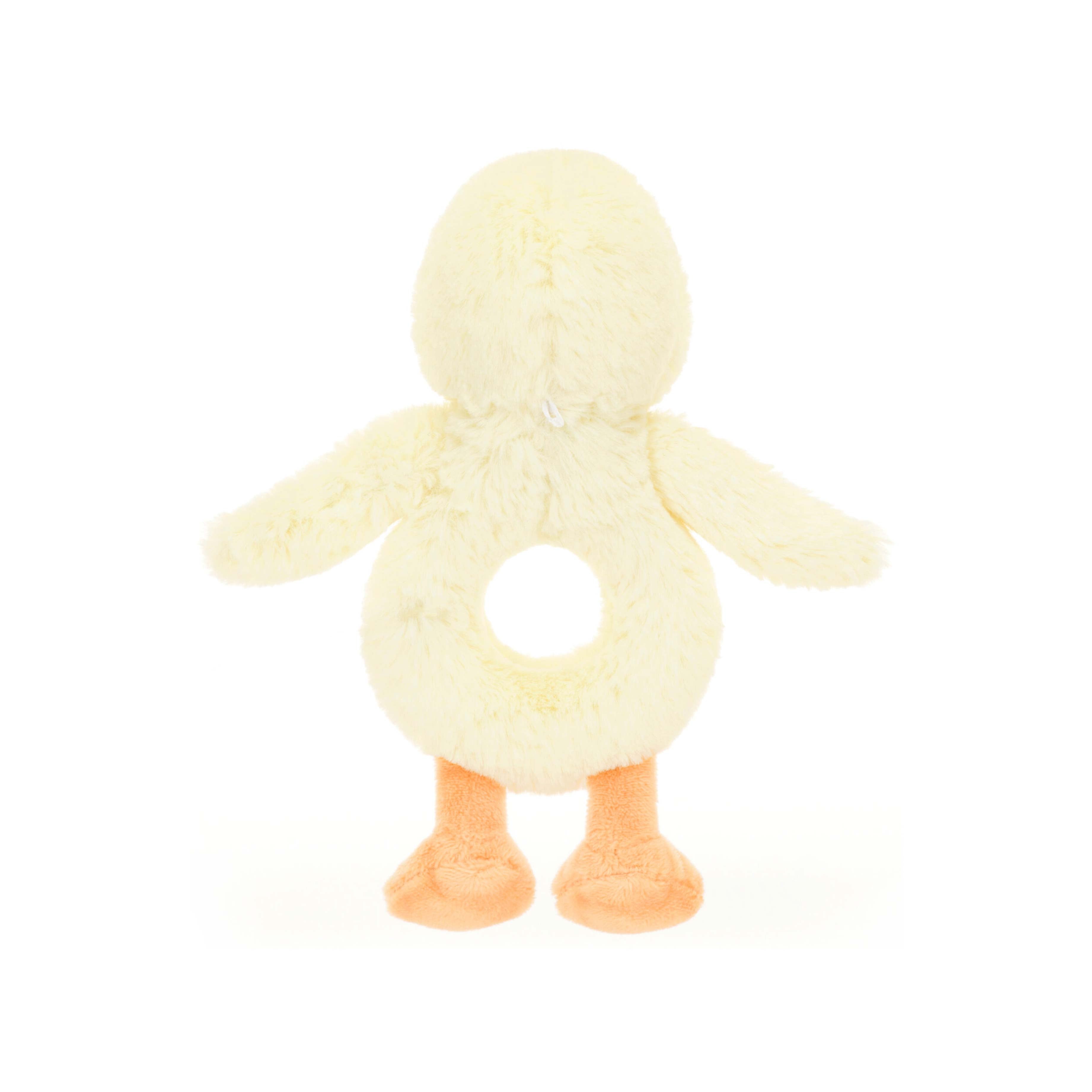 Bashful Duckling Ring Rattle | Baby Jellycat